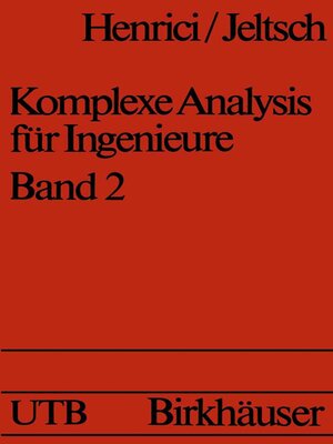cover image of Komplexe Analysis für Ingenieure Bd 2